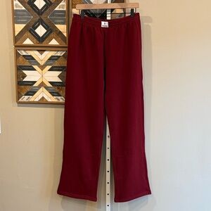 PARKE Heritage Boxer Sweatpants in Maroon Red size Medium NEW